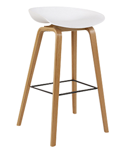 white bar stool