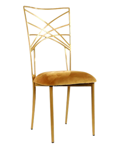 golden color chair