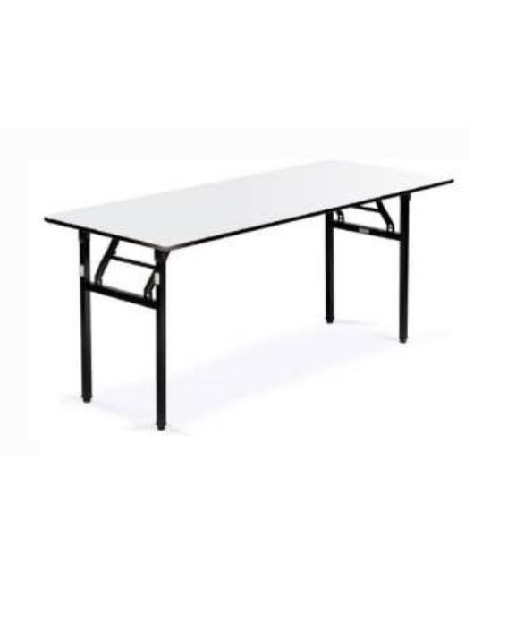 white rectangular table