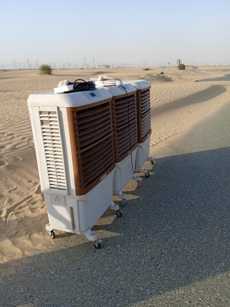High-quality air cooler hire in Abu Dhabi and Dubai – event cooling equipment for comfortable guest experience