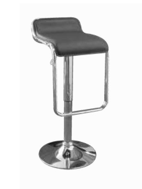 black bar chair