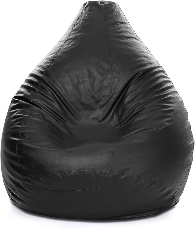 black colored bean bag