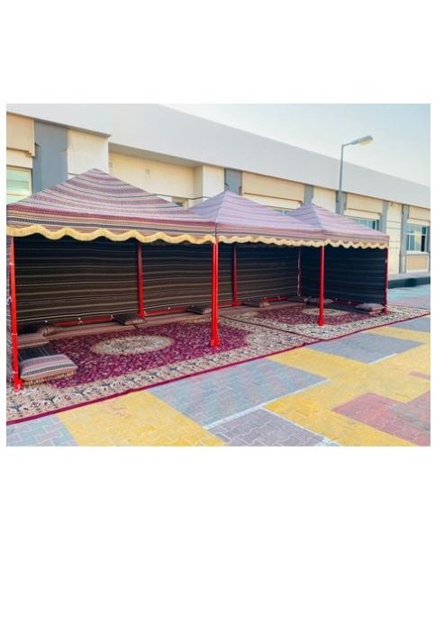 outside view of a canopy tent