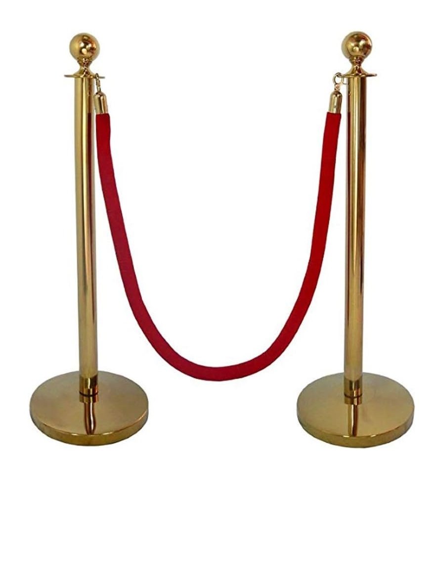 golden color stanchion