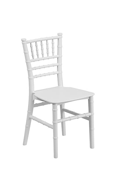 white color kids chair