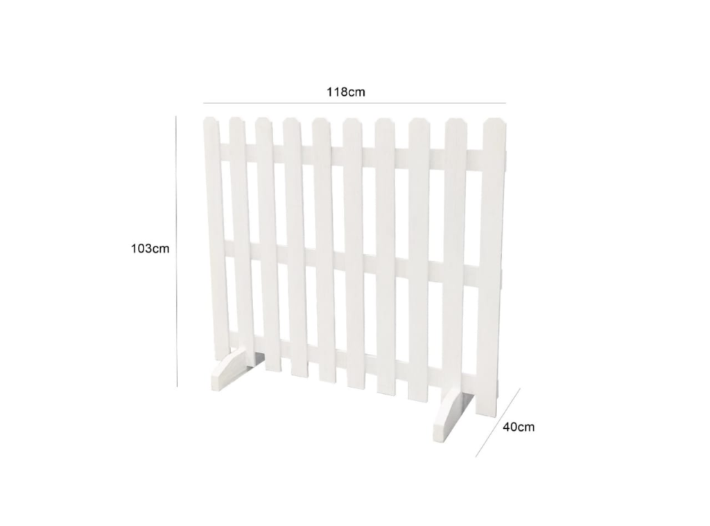 white fencing