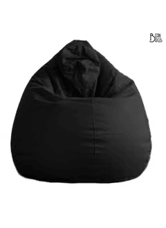 black colored bean bag